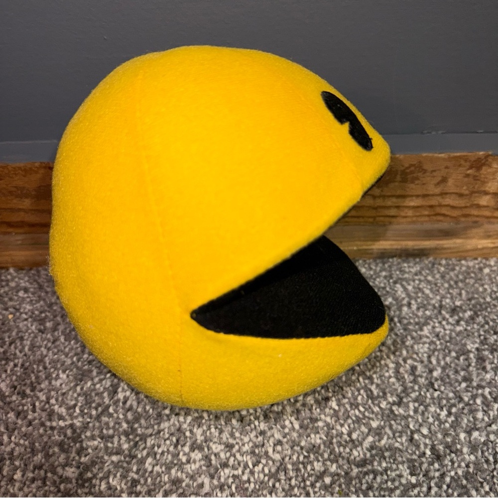 Pac-Man Plush Toy Yellow Classic Video Game Character Soft Stuffed - Picture 5 of 8